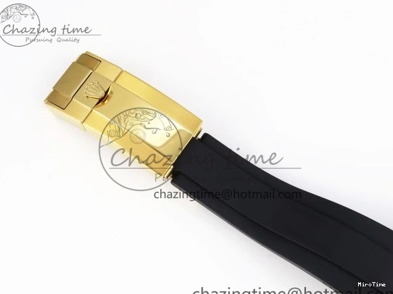 MiroTime 0106 DAYTONA 116518 APSF 1:1 BEST EDITION BLACK DIAL ON OYSTERFLEX RUBBER STRAP SH RelaxedFit 1782